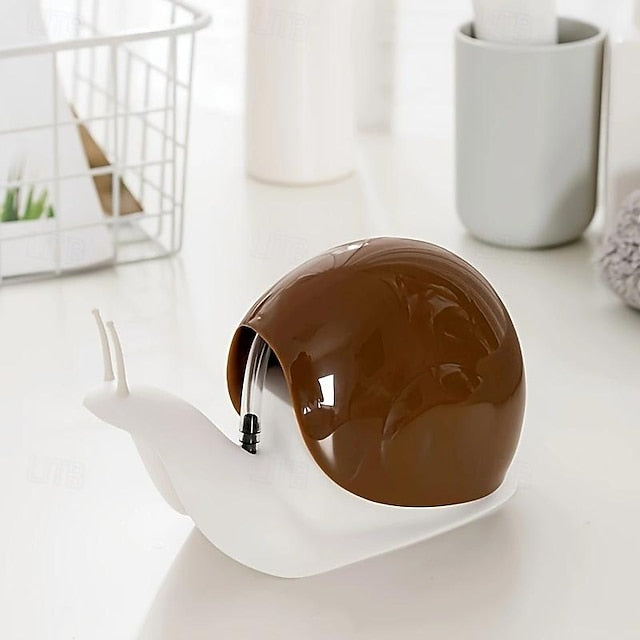 Snail Shape Soap Liquid Dispenser Press Style Countertop Lotion Dispenser Pump Bottle For Bathroom Accessories